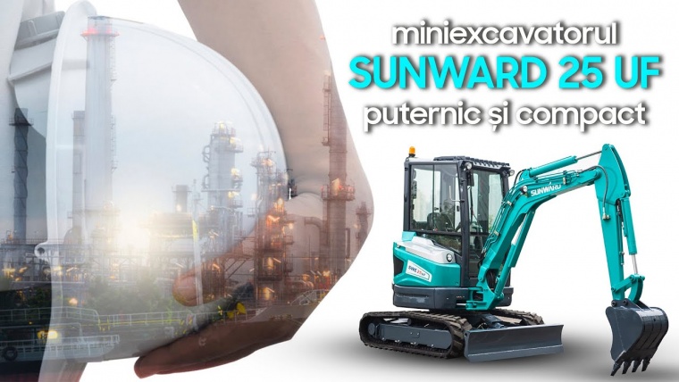 Miniexcavatorul Sunward SWE 25UF