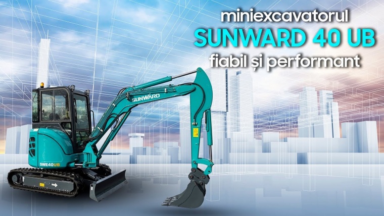 Miniexcavatorul Sunward SWE 40UB