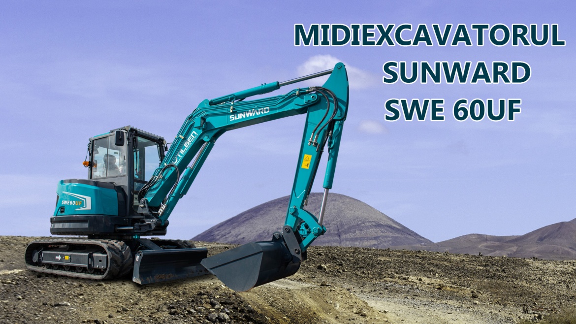 Midiexcavatorul Sunward SWE 60UF