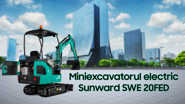 Miniexcavatorul Sunward SWE 20FED
